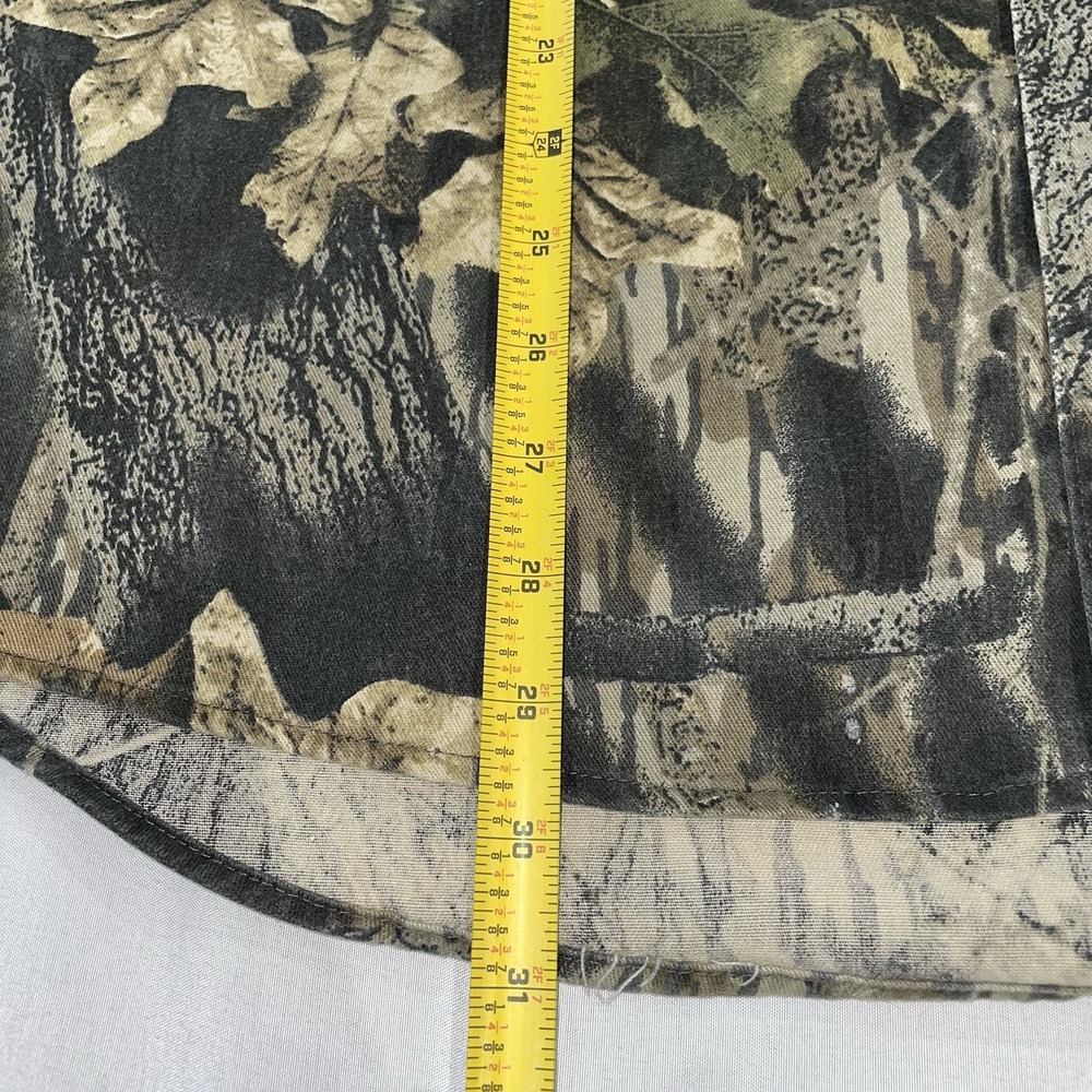 Cabelas Mossy Oak Breakup L/S‎ Button Up Shirt Men's XL Camo Hunting - Picture 5 of 6
